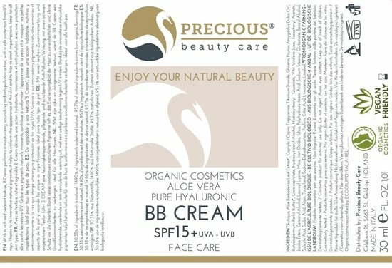 Precious Beauty Care BB Cream - BB Cream - Cosmetica - Huidverzorging - Huidverbetering - Vegan - Skincare - Biologisch - Anti-Aging - SPF - Natuurlijk - Universele Kleur - Alle Huidtypes - Eczeem - Rosacea - Acne - Gevoelige Huid - Droge Huid 5 Precious Beauty Care BB Cream - BB Cream - Cosmetica - Huidverzorging - Huidverbetering - Vegan - Skincare - Biologisch - Anti-Aging - SPF - Natuurlijk - Universele Kleur - Alle Huidtypes - Eczeem - Rosacea - Acne - Gevoelige Huid - Droge Huid - Afbeelding 3