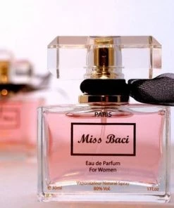 Laura Baci Miss Baci Dames Parfum (Zeer Populair, Heerlijke Sterke Geur Met Freesia, Pioenroos En Amber, Blijft Gegarandeerd Gehele Dag Ruiken)