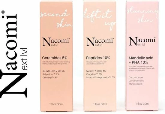 Nacomi Lift It Up Peptides Serum 10% 30ml. 5 Nacomi Lift It Up Peptides Serum 10% 30ml. - Afbeelding 3