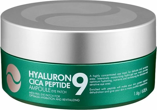 Medipeel Medi-Peel Hyaluron Cica Peptide Ampoule Eye Patches - 60 Stuks - Oogmasker - Optimale Hydratatie En Huidversteviging - Oog Patches - Masker Verzorging Korean Beauty 3 Medipeel Medi-Peel Hyaluron Cica Peptide Ampoule Eye Patches - 60 Stuks - Oogmasker - Optimale Hydratatie En Huidversteviging - Oog Patches - Masker Verzorging Korean Beauty