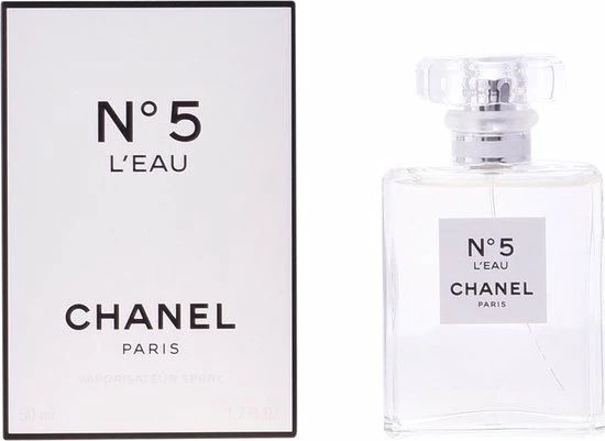 Chanel N°5 L'Eau - No5 L'eau - 50 Ml - Eau De Toilette Spray - Damesparfum 3 Chanel N°5 L'Eau - No5 L'eau - 50 Ml - Eau De Toilette Spray - Damesparfum