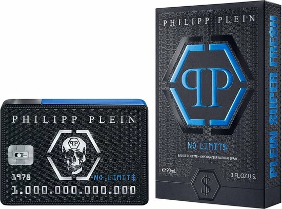 Philipp Plein No Limits Super Fresh Eau De Toilette 90ml 5 Philipp Plein No Limits Super Fresh Eau De Toilette 90ml - Afbeelding 3