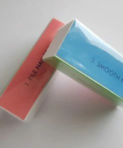 Merkloos 2 X Buffer Nagelvijl - 4 Way Vijl Voor Nagels - Blockvijl Voor Nagels - Glans Block Vijl Voor Nagels - Glansblock Vijl Nagels