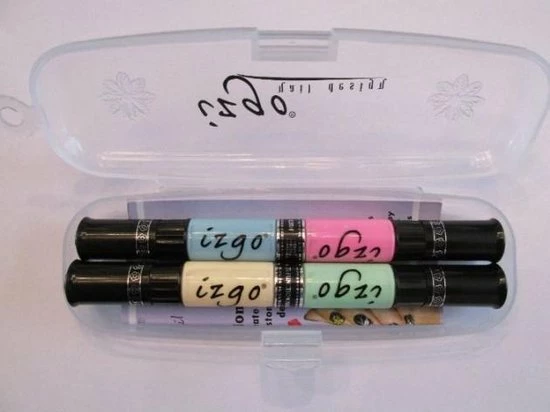 IZGO Naildesign2 In 1 Nagellak DUO Nail Art Pen Spring Pastels Set 3 IZGO Naildesign2 In 1 Nagellak DUO Nail Art Pen Spring Pastels Set