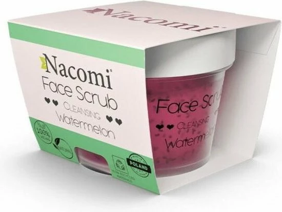 Nacomi Cleansing Face & Lip Scrub Watermelon 80gr. 6 Nacomi Cleansing Face & Lip Scrub Watermelon 80gr. - Afbeelding 4