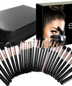 Evvie Professionele 29-delige Make-up Kwasten Set Deluxe Visagie Kwastenset