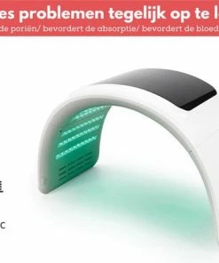 VamsLuna LED Licht-Therapie Masker - Gezichtsmasker - Schoonheid - Huidverstrakking - Anti-Aging - Wit -Maybelline-winkel 550x425