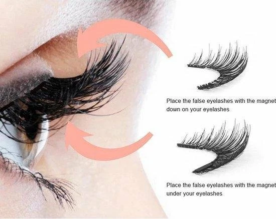 Merkloos 3D Magnetische Nepwimpers Zonder Lijm | 4 Paar | Zwart | Magnetische Wimpers | Magnetic Fake Eyelashes | Wimper Set | Natuurlijke Volle Wimpers - Professional Eye Lash - Mangry 6 Merkloos 3D Magnetische Nepwimpers Zonder Lijm | 4 Paar | Zwart | Magnetische Wimpers | Magnetic Fake Eyelashes | Wimper Set | Natuurlijke Volle Wimpers - Professional Eye Lash - Mangry - Afbeelding 4