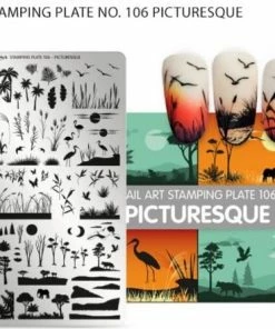 Moyra Stamping Plate 106 - Picturesque