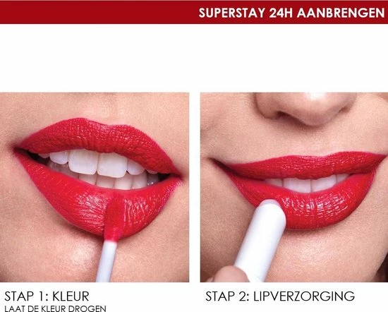 Maybelline Superstay 24h Lippenstift - 800 Purple 12 Maybelline Superstay 24h Lippenstift - 800 Purple - Afbeelding 10