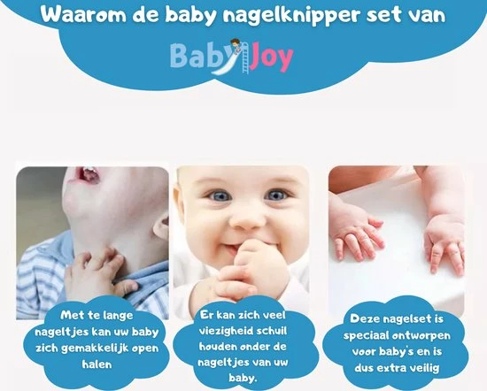 BABY JOY BabyJoy - Baby Nagelknipper Set Blauw - Nagelknipper Baby - Nagelvijl Baby - Nagelschaar Baby - Baby Manicure Set - Baby Verzorgingsset 8 BABY JOY BabyJoy - Baby Nagelknipper Set Blauw - Nagelknipper Baby - Nagelvijl Baby - Nagelschaar Baby - Baby Manicure Set - Baby Verzorgingsset - Afbeelding 6