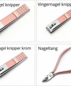 Wanties Professionele 16-in-1 Manicure / Pedicure Set In Rose Gold In Luxe Opbergdoosje | Nagelgarnituur 16 Stuks Ros Goud / Goud | Nagelknipper Nageltang Ingegroeide Teennagel Manicureset Pedicureset | Nagelschaar Nagelschaartje Nageltang Nagelknipper -Maybelline-winkel 550x448