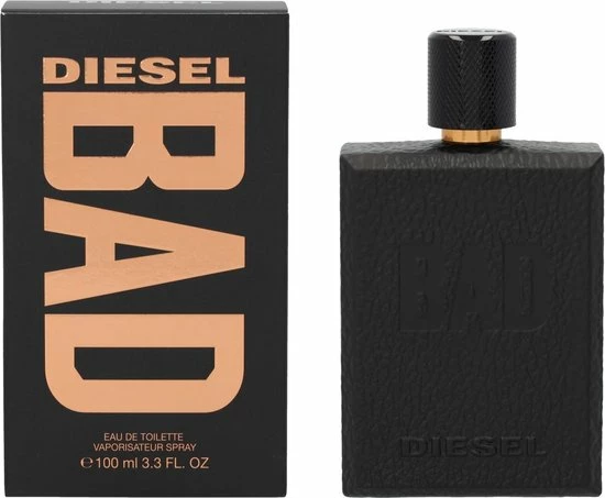 Diesel Bad 100ml Eau De Toilette Spray For Men 4 Diesel Bad 100ml Eau De Toilette Spray For Men - Afbeelding 2