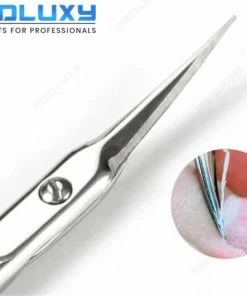 MEDLUXY Pro - Nagelriemschaar (huid- En Vellenschaartje) - Gebogen - Spits / Scherp Punt - 9.5 Cm - [Cuticle Scissor, Nagelriemknipper, Verwijderen Van Nagelriemen] -Maybelline-winkel 550x456