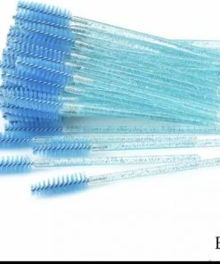 HMQ Beauty Wegwerp Wimper En Wenkbrauw Borsteltjes - Mascara Borsteltjes - 10 Stuks - Blauw