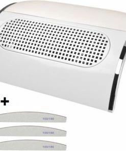 Merkloos Nail Dust Collector Deluxe-set XXL-Dust Collector- Nagelstof Afzuiger- Nagel Stofafzuiger