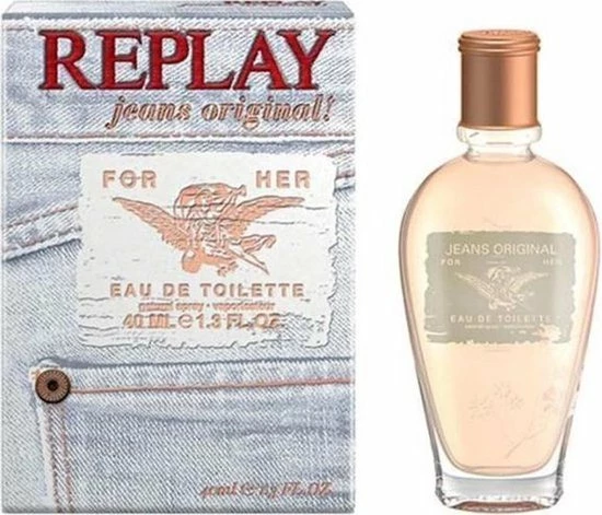 Replay Jeans Original For Her Eau De Toilette Spray 40 Ml 4 Replay Jeans Original For Her Eau De Toilette Spray 40 Ml - Afbeelding 2