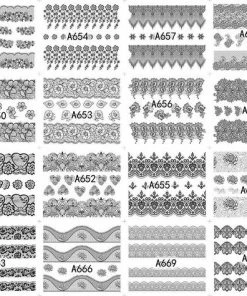 Elemental GOods 40 Stuks Nail Art Water Transfer Stickers - Nagelversiering - Nageldecoratie - Nagelstickers -Maybelline-winkel 550x475 1