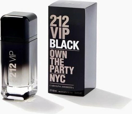 Carolina Herrera 212 Vip Black - 100ml - Eau De Parfum 10 Carolina Herrera 212 Vip Black - 100ml - Eau De Parfum - Afbeelding 8