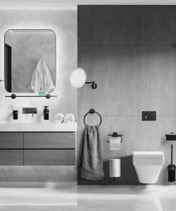 LUXUS GoodVibes - Make Up Spiegel Met Led Verlichting - 10x Vergroting - Wandspiegel Rond - Scheerspiegel Wandmodel - Badkamer - Douche - Zwart 29 LUXUS GoodVibes - Make Up Spiegel Met Led Verlichting - 10x Vergroting - Wandspiegel Rond - Scheerspiegel Wandmodel - Badkamer - Douche - Zwart -Maybelline-winkel 550x481 2