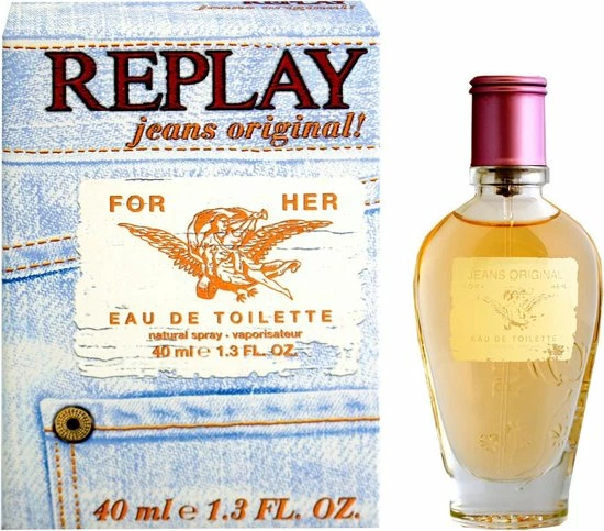 Replay Jeans Original For Her Eau De Toilette Spray 40 Ml 3 Replay Jeans Original For Her Eau De Toilette Spray 40 Ml