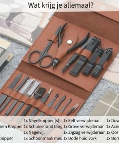 Manicure Set - Vardaan 16 Delige Set Voor Manucure, Pedicure & Gezichtsverzorging - Nagelvijl RVS 16-delig 17 Manicure Set - Vardaan 16 Delige Set Voor Manucure, Pedicure & Gezichtsverzorging - Nagelvijl RVS 16-delig -Maybelline-winkel 550x499 1