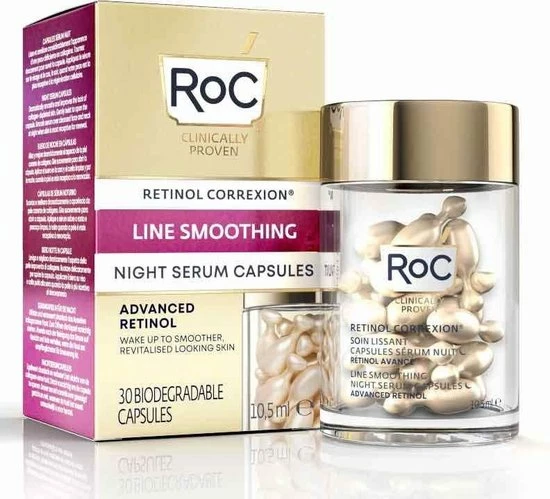 RoC Retinol Correxion Line Smooth Night Serum Capsules 15 RoC Retinol Correxion Line Smooth Night Serum Capsules - Afbeelding 13
