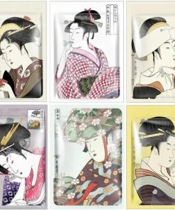 Mitomo Japan Mitomo Ukiyoe Gezichtsmasker Collectie - Skincare Rituals - Gezichtsverzorging Masker - 6 Stuks