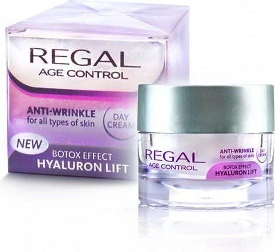 Regal Age Control Botox Effect & Hyaluron Lifting Set - Anti Rimpel - Dagcr Me - Nachtcr Me - Oogcreme - 105ML 6 Regal Age Control Botox Effect & Hyaluron Lifting Set - Anti Rimpel - Dagcr Me - Nachtcr Me - Oogcreme - 105ML - Afbeelding 4