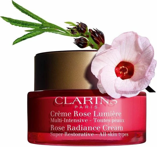Clarins Rose Radiance Cream - Dagcr Me - 50 Ml 4 Clarins Rose Radiance Cream - Dagcr Me - 50 Ml - Afbeelding 2