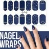 By Emily Nagel Wrap - Shiny Smiley | 14 Stickers Per Vel | Nail Wrap | Nail Art | Trendy | Design | Nagellakvrij | Eenvoudig | Nagel Art | Nagel Wrap | Nagel Stickers | Folie | Zelfklevend | Sjablonen