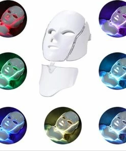 Merkloos LED Gezichtsmaker - 7 Kleuren - Face Mask - Lichttherapie - Masker Voor Gezicht - Tegen Acne, Droge Huid & Rimpels - Wit 12 Merkloos LED Gezichtsmaker - 7 Kleuren - Face Mask - Lichttherapie - Masker Voor Gezicht - Tegen Acne, Droge Huid & Rimpels - Wit -Maybelline-winkel 550x525