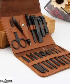 Manicure Set - Vardaan 16 Delige Set Voor Manucure, Pedicure & Gezichtsverzorging - Nagelvijl RVS 16-delig