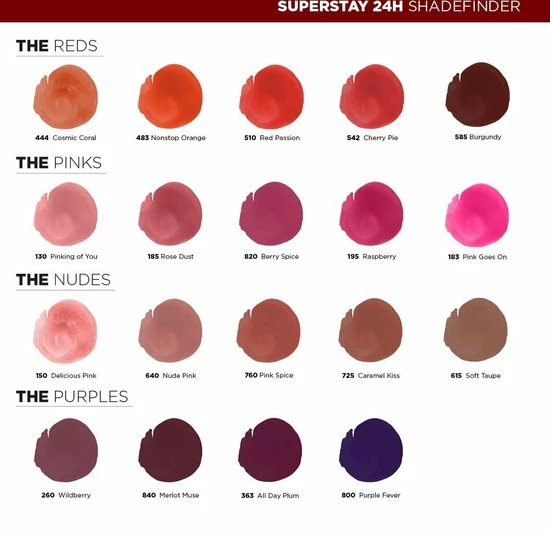 Maybelline Superstay 24h Lippenstift - 800 Purple 18 Maybelline Superstay 24h Lippenstift - 800 Purple - Afbeelding 16