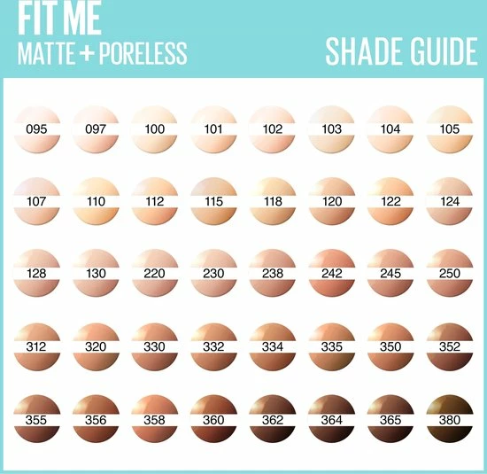 Maybelline Fit Me Matte & Poreless Foundation - 355 Pecan - 30 Ml 11 Maybelline Fit Me Matte & Poreless Foundation - 355 Pecan - 30 Ml - Afbeelding 9