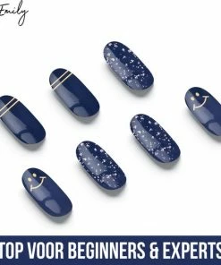 By Emily Nagel Wrap - Shiny Smiley | 14 Stickers Per Vel | Nail Wrap | Nail Art | Trendy | Design | Nagellakvrij | Eenvoudig | Nagel Art | Nagel Wrap | Nagel Stickers | Folie | Zelfklevend | Sjablonen -Maybelline-winkel 550x537 2