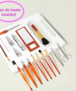 Royal WM Manicure Set - 18 Stuk(s) - Make Up Set - Nagelschaar - Nagelvijl - Brush -Maybelline-winkel 550x539 14