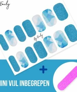 By Emily Nagel Wrap - Blue Triangle | 14 Stickers Per Vel | Nail Wrap | Nail Art | Trendy | Design | Nagellakvrij | Eenvoudig | Nagel Art | Nagel Wrap | Nagel Stickers | Folie | Zelfklevend | Sjablonen 13 By Emily Nagel Wrap - Blue Triangle | 14 Stickers Per Vel | Nail Wrap | Nail Art | Trendy | Design | Nagellakvrij | Eenvoudig | Nagel Art | Nagel Wrap | Nagel Stickers | Folie | Zelfklevend | Sjablonen -Maybelline-winkel 550x539 17