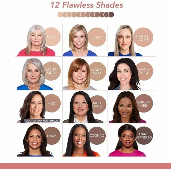 Magic Minerals AirBrush Foundation 3-delige Set By Jerome Alexander – Warm/Beige – Foundation En LiquidSilk Airbrush Primer Kit – Met Gratis Kabuki Kwast - Make-up Met Een Natuurlijke Dekking 6 Magic Minerals AirBrush Foundation 3-delige Set By Jerome Alexander – Warm/Beige – Foundation En LiquidSilk Airbrush Primer Kit – Met Gratis Kabuki Kwast - Make-up Met Een Natuurlijke Dekking - Afbeelding 4