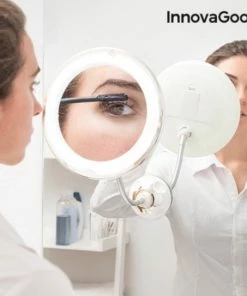 Innovagoods Led Vergrotende Spiegel Met Flexibele Arm En Zuignap Mizoom | Make-up Spiegel Met Zuignap -Maybelline-winkel 550x543 5