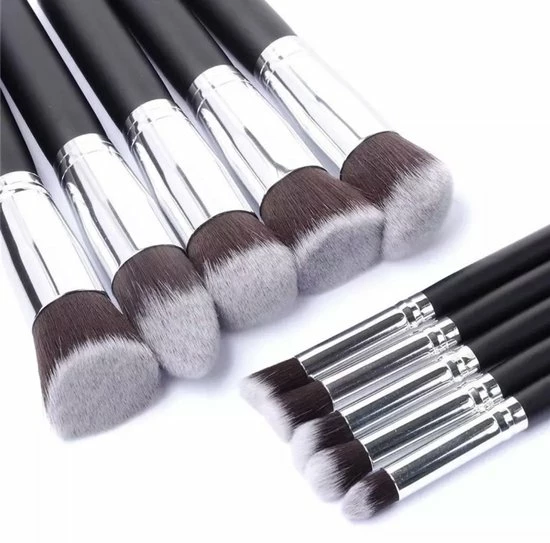 Merkloos Luxe Make Up Kwasten Set - 1 Gratis Fon Kwast - Make Up Brush - Oogschaduw – Beauty - Foundation Kwast - Poederkwast - Brush - Make Up - Cosmetica - Kwasten Set – Make Up Penselen Set – Make Up Set. 3 Merkloos Luxe Make Up Kwasten Set - 1 Gratis Fon Kwast - Make Up Brush - Oogschaduw – Beauty - Foundation Kwast - Poederkwast - Brush - Make Up - Cosmetica - Kwasten Set – Make Up Penselen Set – Make Up Set.