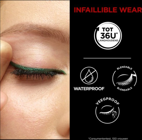 L?Or?al Paris L'Or Al Infaillible 36H Grip Gel Automatic Eyeliner Taupe Grey 6 L?Or?al Paris L'Or Al Infaillible 36H Grip Gel Automatic Eyeliner Taupe Grey - Afbeelding 4