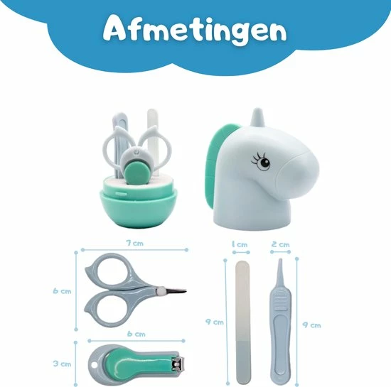 BABY JOY BabyJoy - Baby Nagelknipper Set Blauw - Nagelknipper Baby - Nagelvijl Baby - Nagelschaar Baby - Baby Manicure Set - Baby Verzorgingsset 5 BABY JOY BabyJoy - Baby Nagelknipper Set Blauw - Nagelknipper Baby - Nagelvijl Baby - Nagelschaar Baby - Baby Manicure Set - Baby Verzorgingsset - Afbeelding 3
