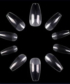 Merkloos Nageltips - 500 Stuks - Ballerina Medium - Coffin Medium - Nailtips - Nepnagels - Kunstnagels - Plaknagels - Nageltips Transparant - Nagel Tips Transparant - Full Cover Nailtips - Full Cover Nageltips - Nageltips 500 Stuks - Nagel Tips Acryl -Maybelline-winkel 550x547 3