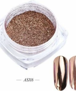 GUAPÀ® GUAPÀ - Holografische Glitter Poeder Set Inclusief Top Coat - Roze Zilver Goud - Nail Art & Nagel Decoratie -Maybelline-winkel 550x549 1