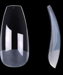 Merkloos Nageltips - 500 Stuks - Ballerina Medium - Coffin Medium - Nailtips - Nepnagels - Kunstnagels - Plaknagels - Nageltips Transparant - Nagel Tips Transparant - Full Cover Nailtips - Full Cover Nageltips - Nageltips 500 Stuks - Nagel Tips Acryl -Maybelline-winkel 550x549 3