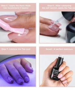 MEANAIL®PARIS Gellak Starterspakket – Méanail Kit Design - Led Lamp – Gel Nagellak 15ml - Rood -Maybelline-winkel 550x550 152