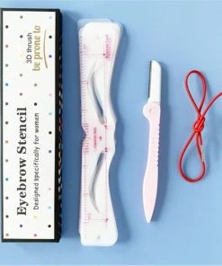 DW4Trading Wenkbrauw Sjabloon - Luxe Uitvoering - 12 Stuks