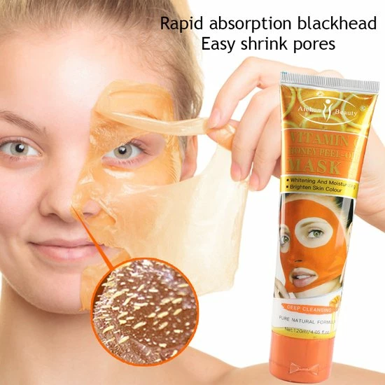 Aichun Beauty Peel Off Mask Tegen Mee-Eters En Verstopte Pori N Acne Natuurlijk Product - Vitamine C - 120ML 7 Aichun Beauty Peel Off Mask Tegen Mee-Eters En Verstopte Pori N Acne Natuurlijk Product - Vitamine C - 120ML - Afbeelding 5