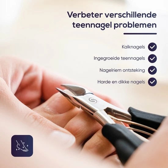 Skeraxo® Professionele Pedicureset Nageltang Kalknagel - Met Nagelvijl & Vuil Verwijderaar - Nagelschaar Voor Harde Teennagels – Nagelknipper Ingegroeide Teennagel - Inclusief Teennagel Correctors 6 Skeraxo® Professionele Pedicureset Nageltang Kalknagel - Met Nagelvijl & Vuil Verwijderaar - Nagelschaar Voor Harde Teennagels – Nagelknipper Ingegroeide Teennagel - Inclusief Teennagel Correctors - Afbeelding 4